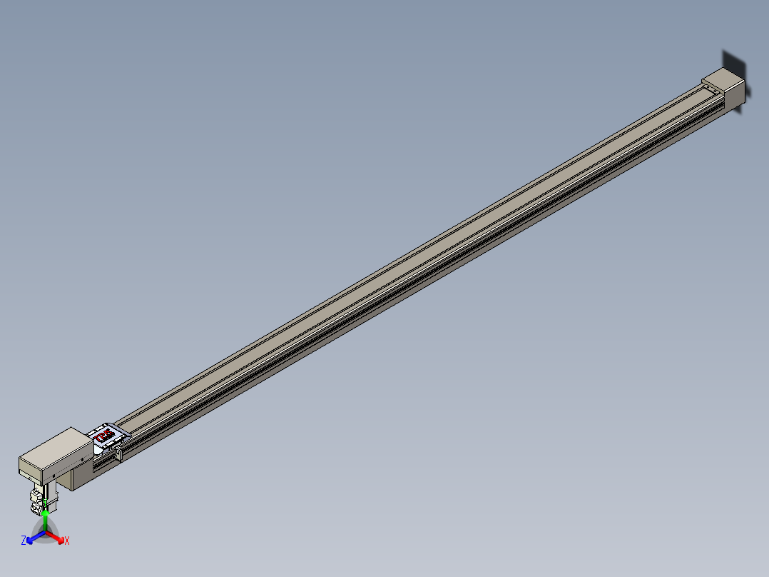 同步带全封闭直线模组TPA-HCB-65S-90-L1650-M-Y-P10-N3正等轴测图