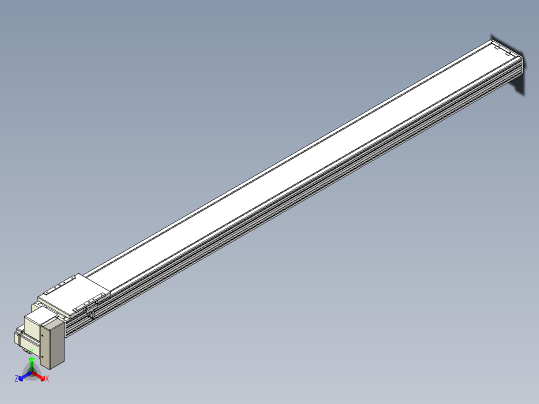同步带全封闭直线模组TPA-HCB-14D-120-L1750-RP-C-P40-N3正等轴测图