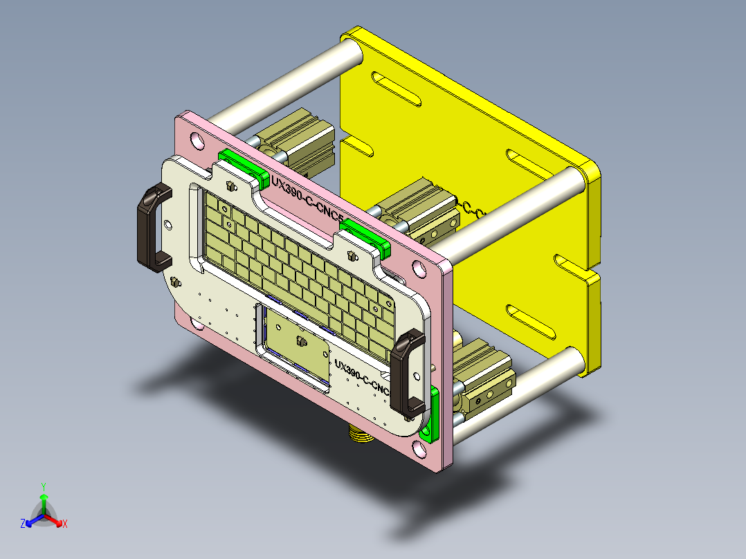 UX390-C-CNC5-0406正等轴测图