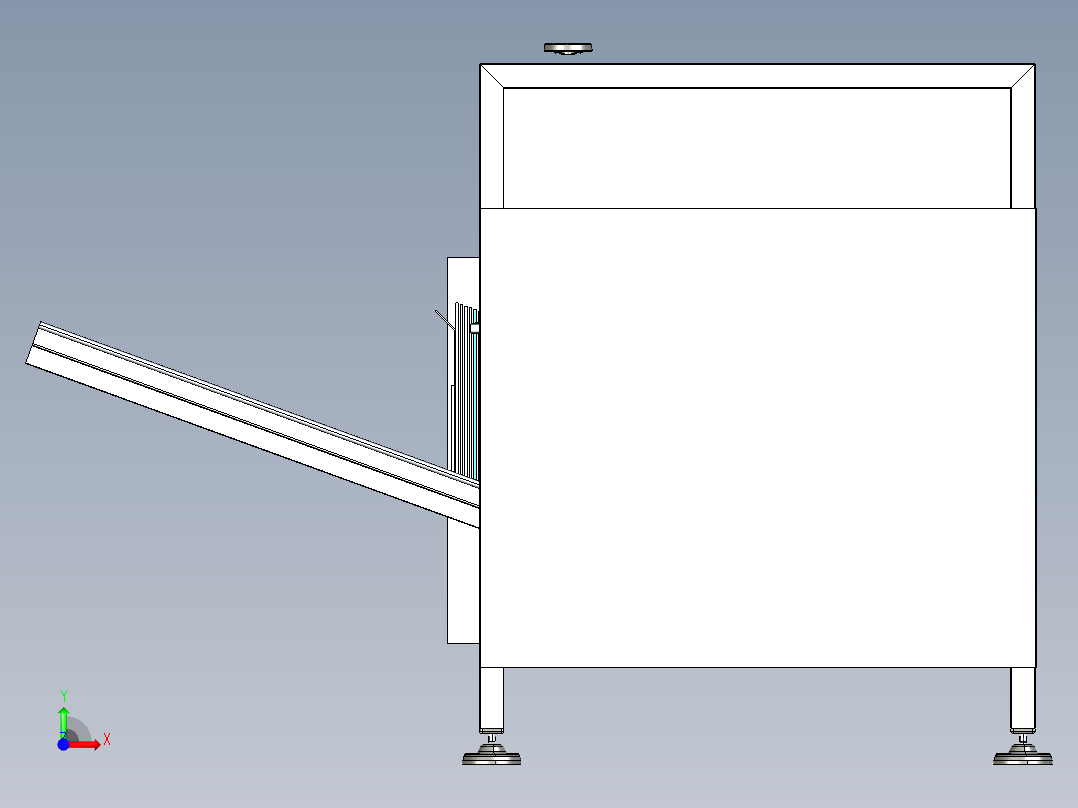 立式纸箱成型机sw18前视图
