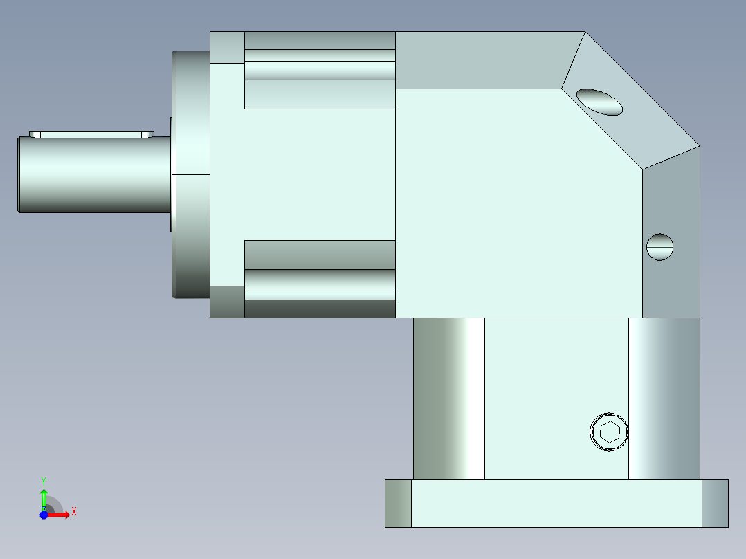 直齿ZPLX142-L1 42-114.3-200-M12.stp前视图