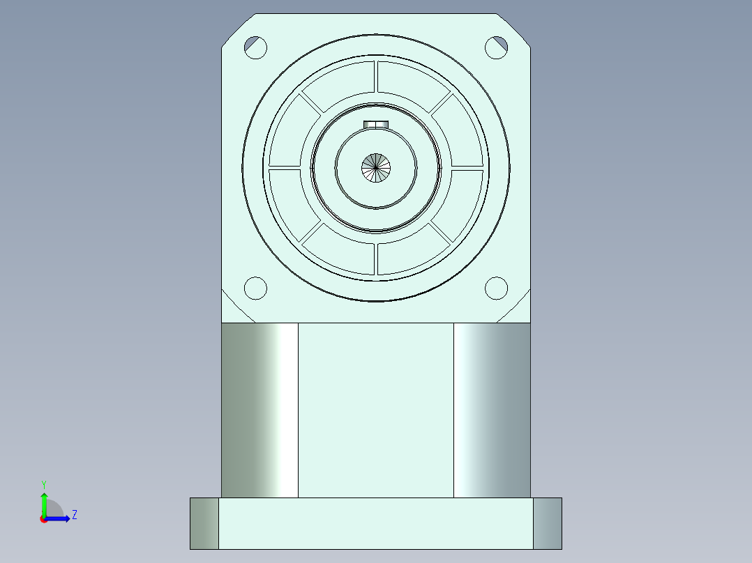 直齿ZPLX142-L1 42-114.3-200-M12.stp左视图