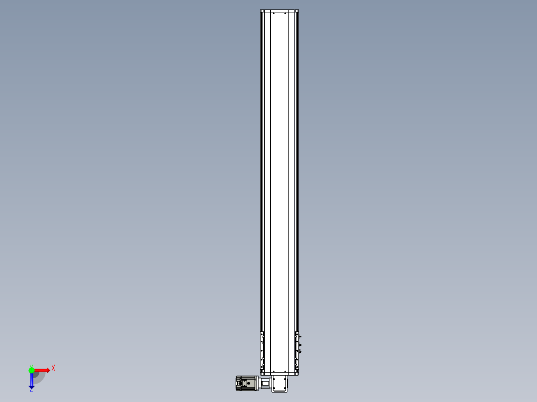 东锦同步带传动-直线滑台模组DH210B-L150-S1650-BL-P750W-C3俯视图