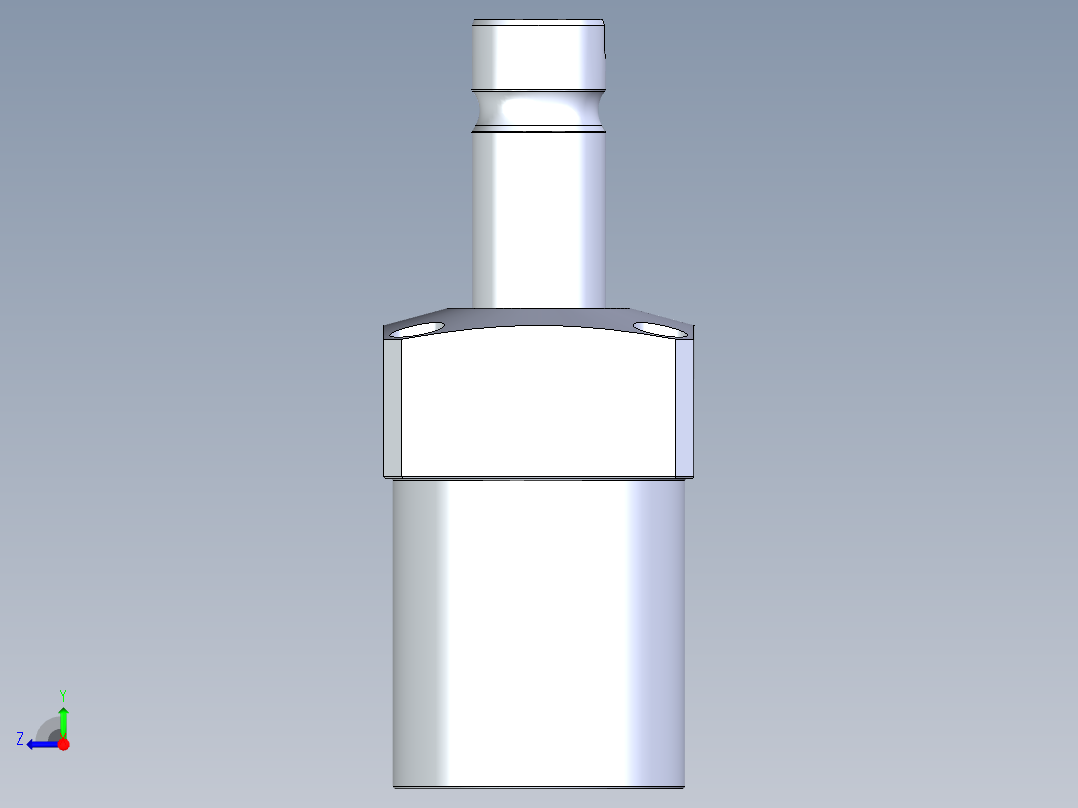 KOSMEKLHA0480-CR-F多系列多零件图纸模型右视图