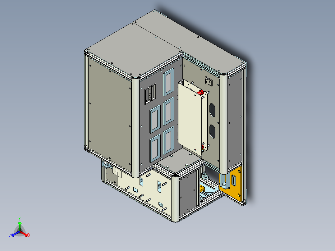 PCB板检测设备主视图
