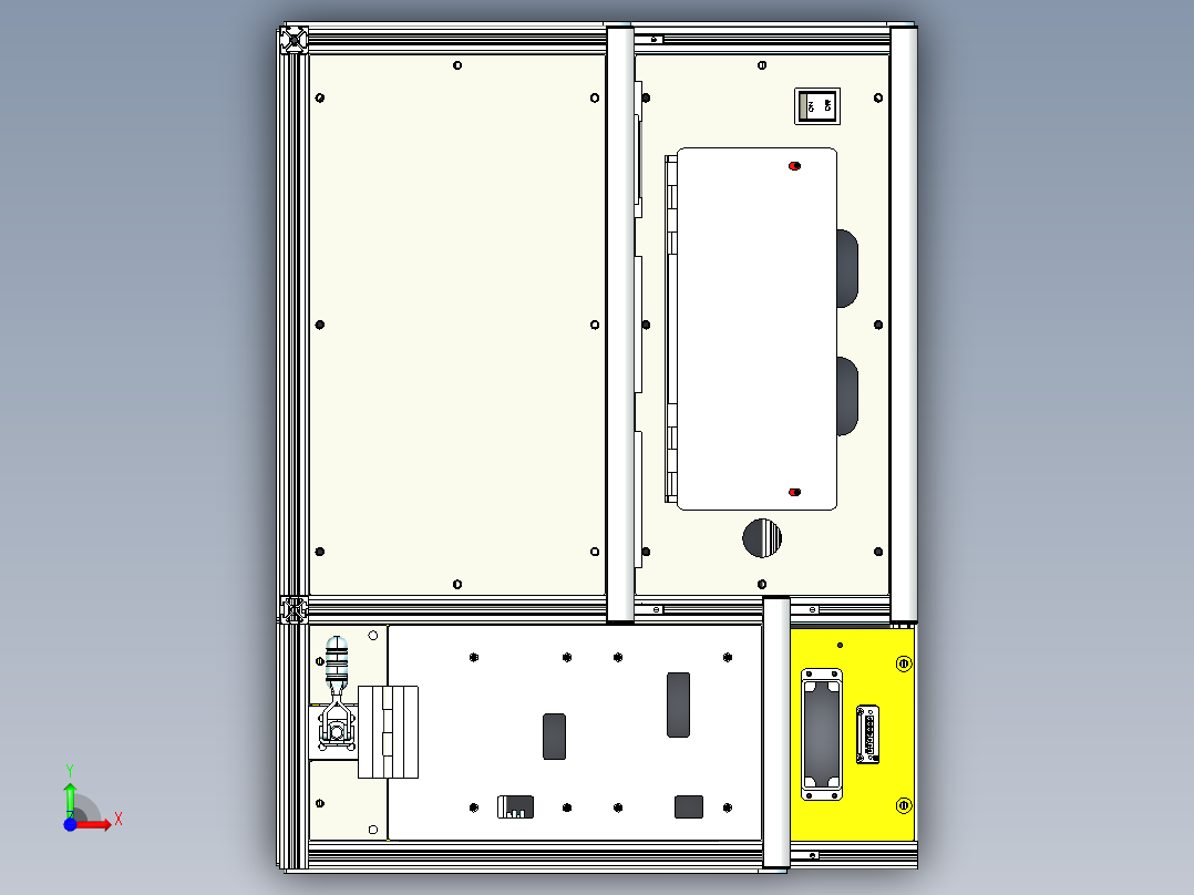 PCB板检测设备前视图