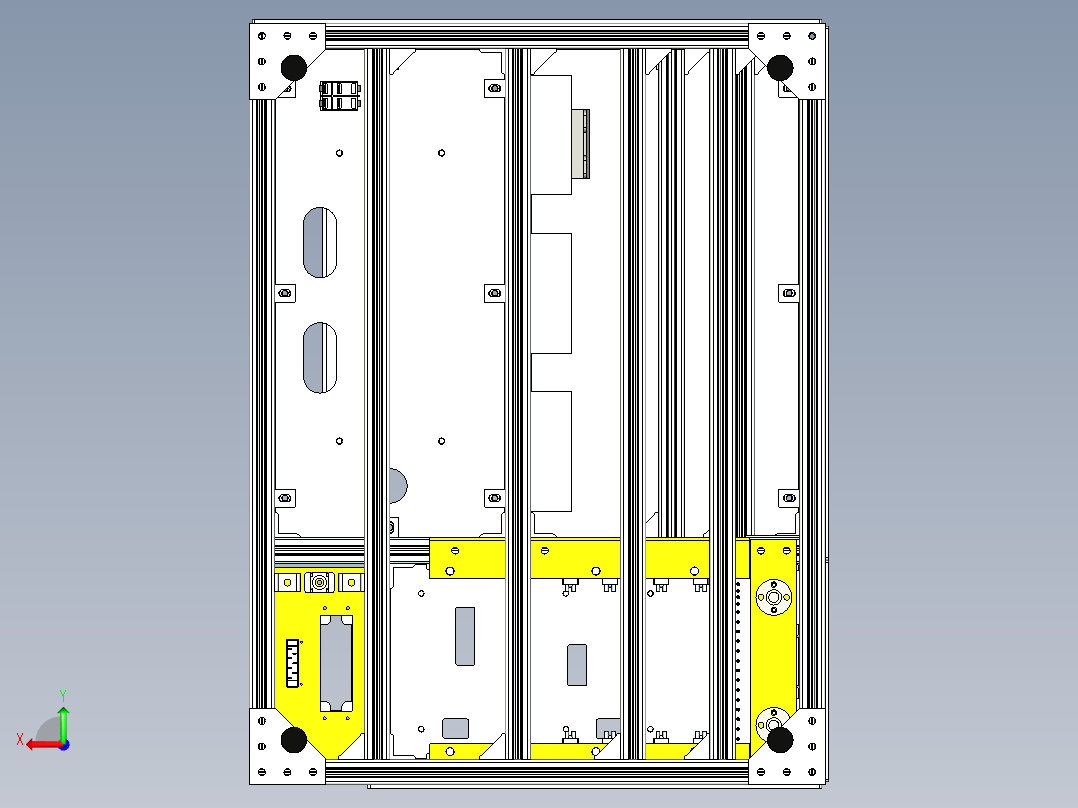 PCB板检测设备后视图