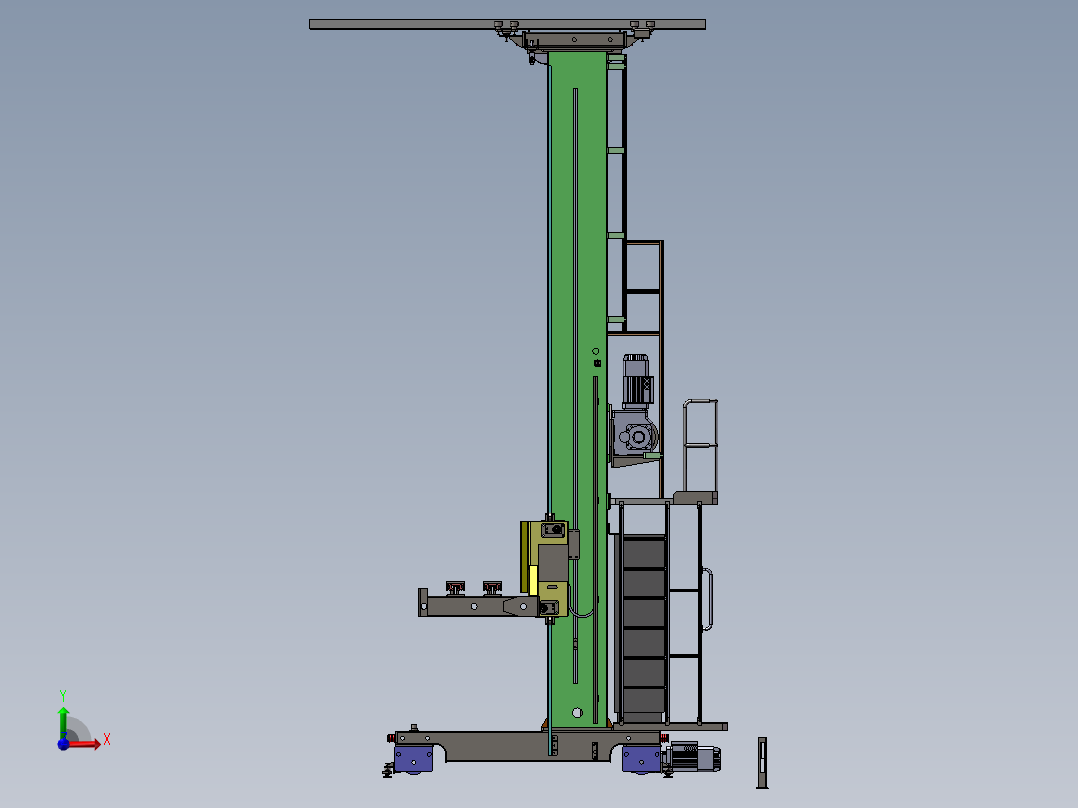 B05-堆垛机前视图