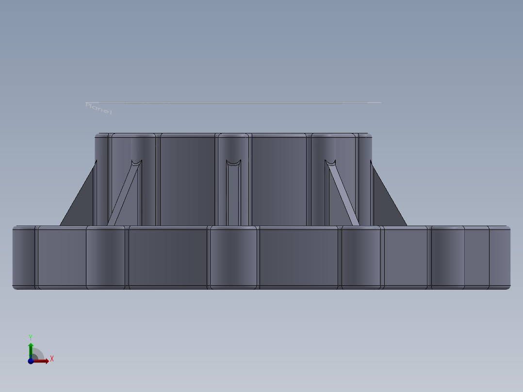 风扇练习用前视图