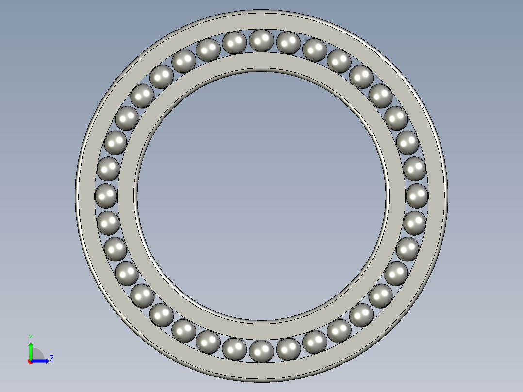 深沟球轴承6056左视图