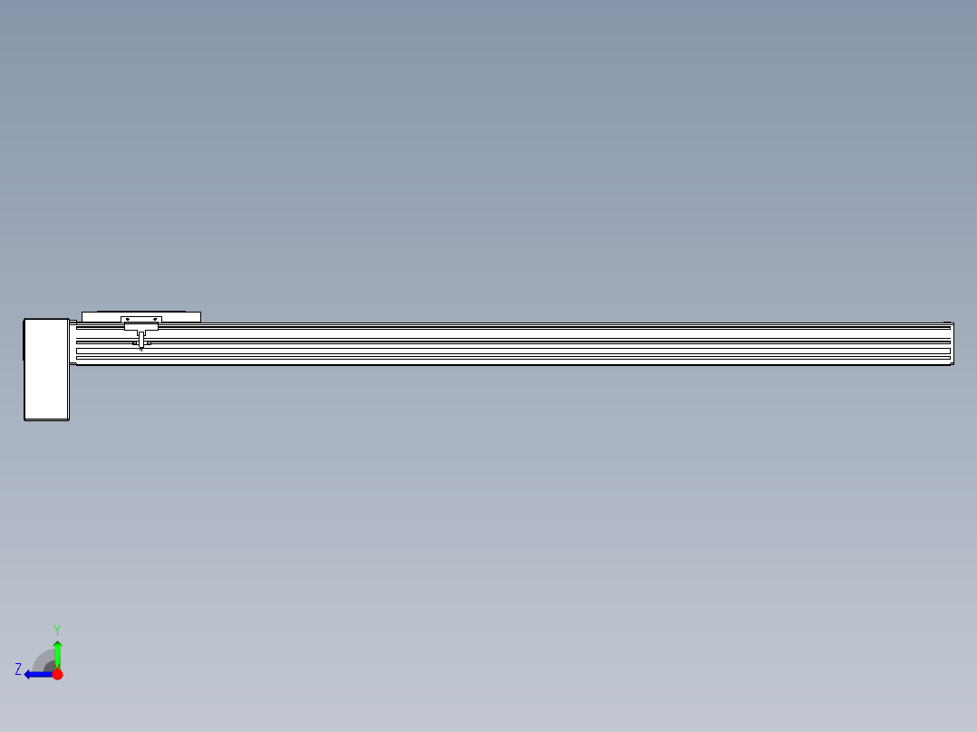 同步带全封闭直线模组TPA-HCB-120D-90-L1050-RP-C-P40-N3右视图