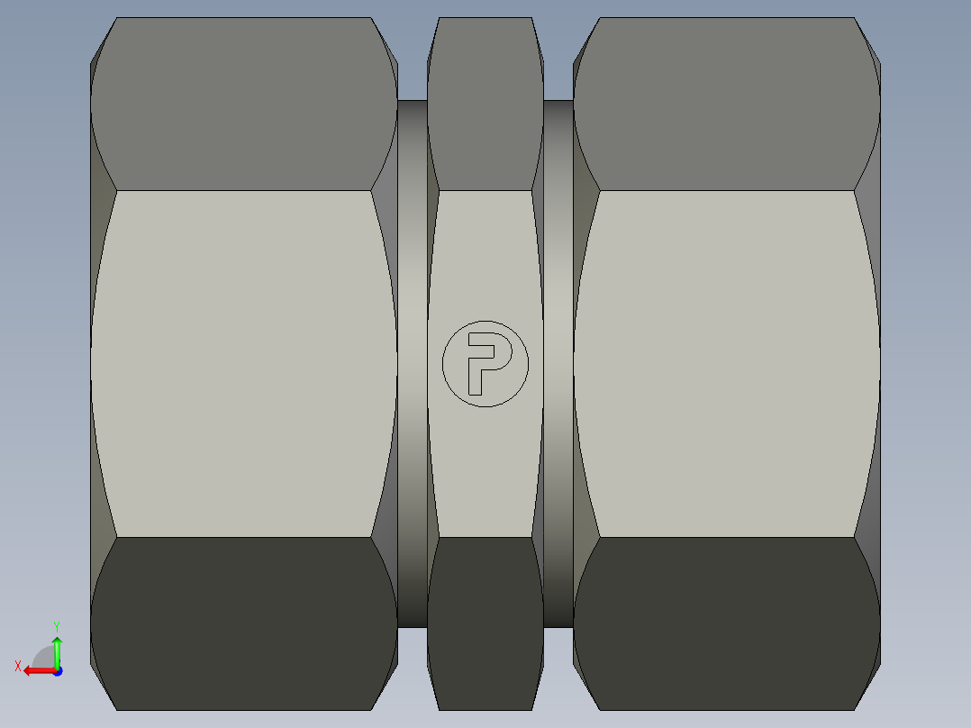 卡套式工业通用硬管接头EO Union G28ZL71后视图