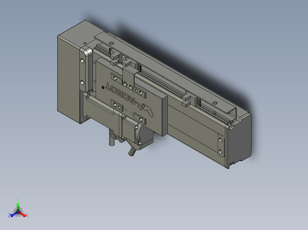 威洛博VT6-S80-BL-P10正等轴测图