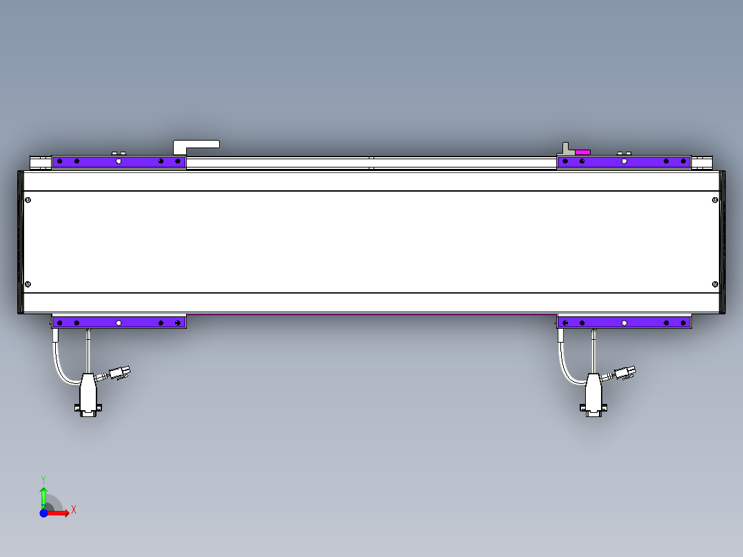 威洛博VL系列直线电机模组-2VL17E2-S400前视图