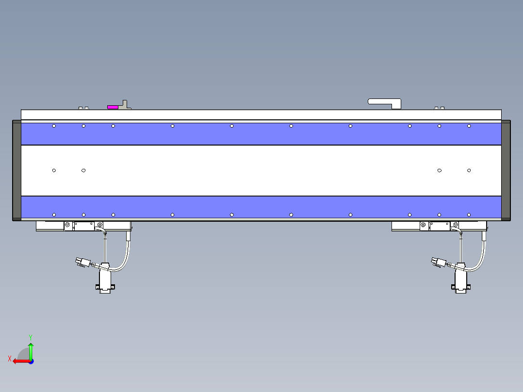 威洛博VL系列直线电机模组-2VL17E2-S400后视图