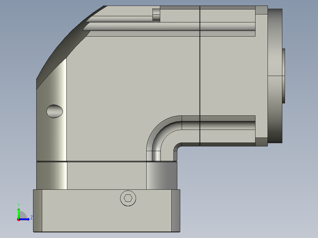 斜齿孔ZPGH115-L1 24-95-115-M6 LR65 KCZ28.STEP左视图