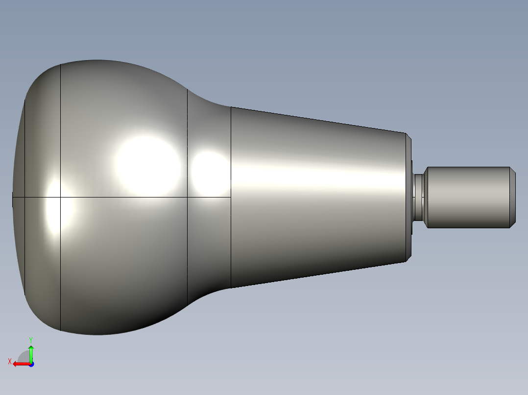 把手IEL+x-3D多系列多零件图纸模型后视图
