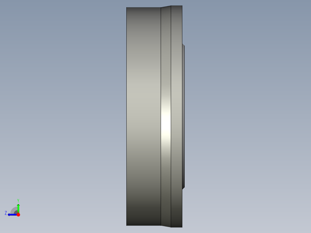 KOSMEKVSB020-D_rev1多系列多零件图纸模型多系列多零件图纸模型右视图