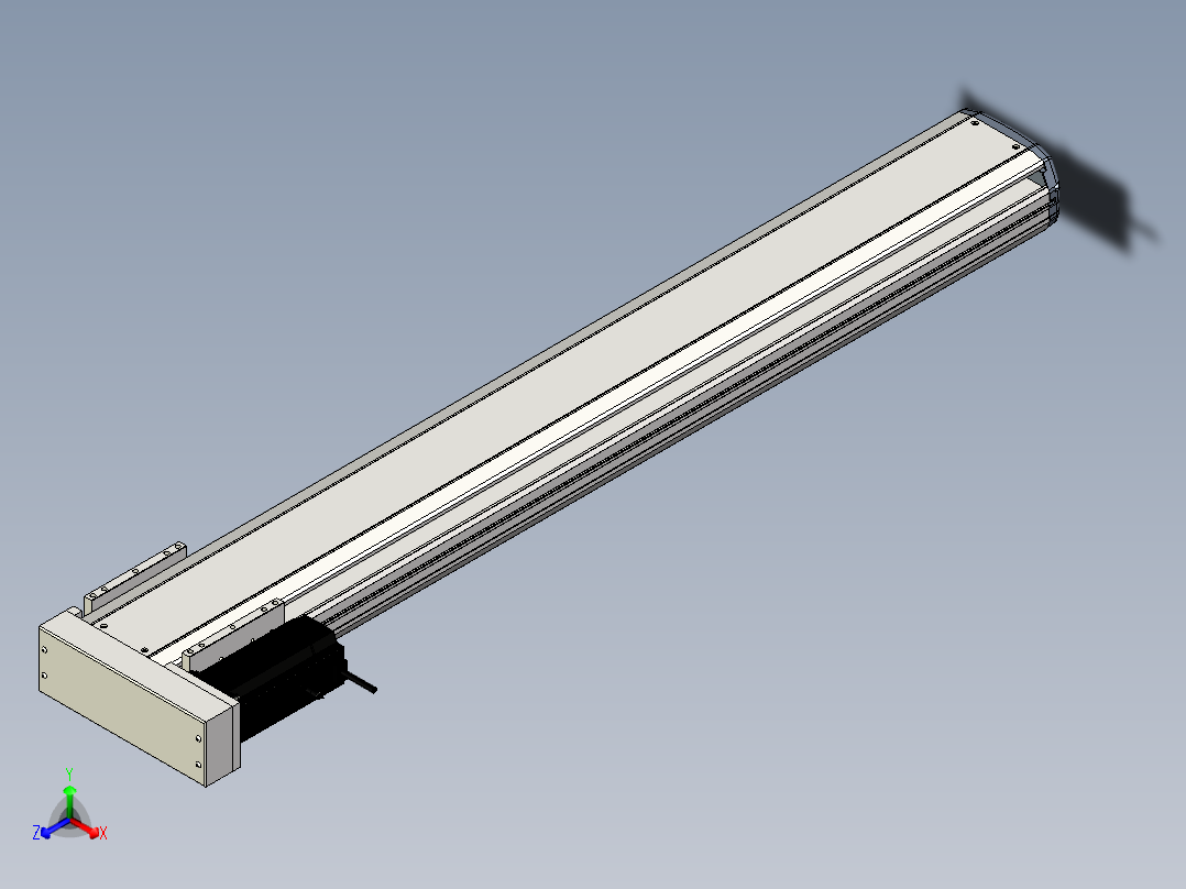 Toyo东佑达直线模组-ETH17-1200-BL-M75B主视图