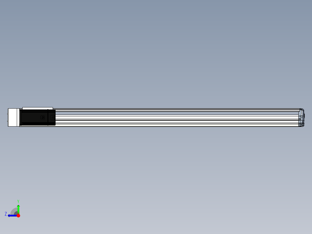 Toyo东佑达直线模组-ETH17-1200-BL-M75B右视图