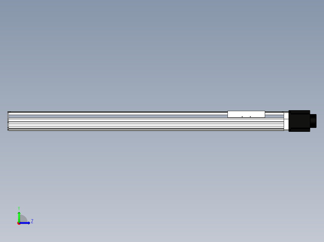 Toyo东佑达直线模组-ETH22-1300-BC-1.5kw左视图