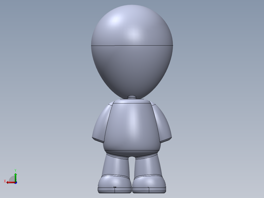 蜘蛛侠机器人后视图