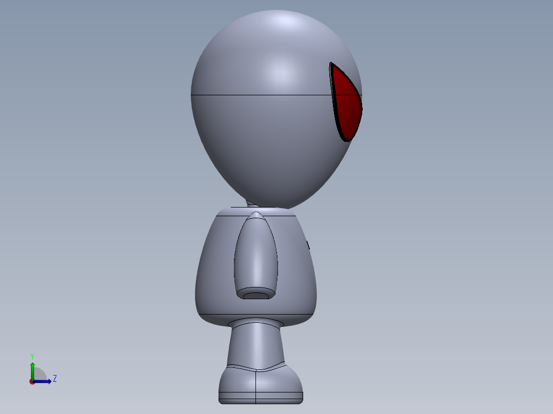 蜘蛛侠机器人左视图