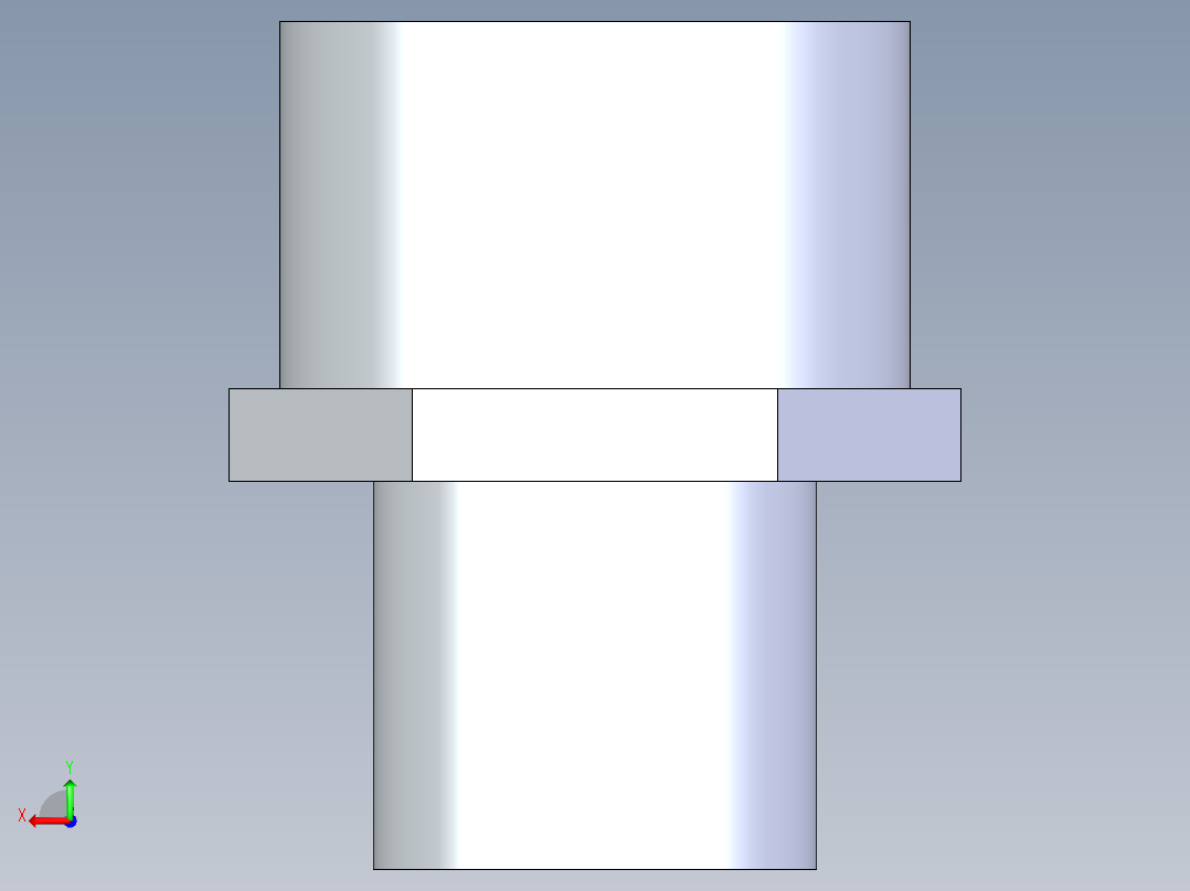 CPVC管件31-Sch80_PVC-Brass_SPIGxFPT_9878-007SS_0.75in后视图