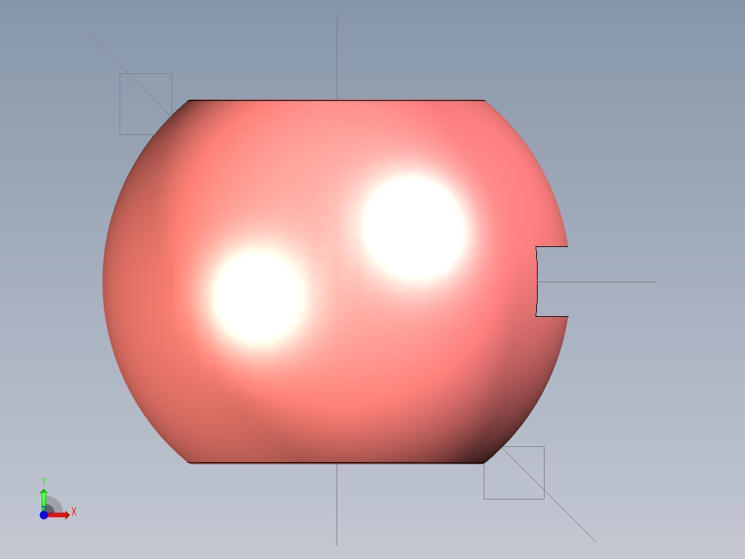 管道手动球阀-水管开关阀-手动阀门User Library-md52c150dn32-1_MD52DN32.BP前视图