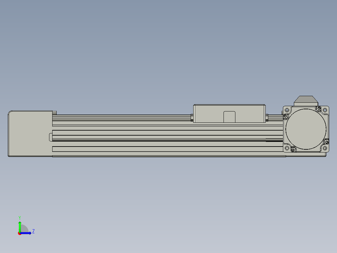 威洛博直线电机模组EB4-L80-S150-R-57-MS3左视图