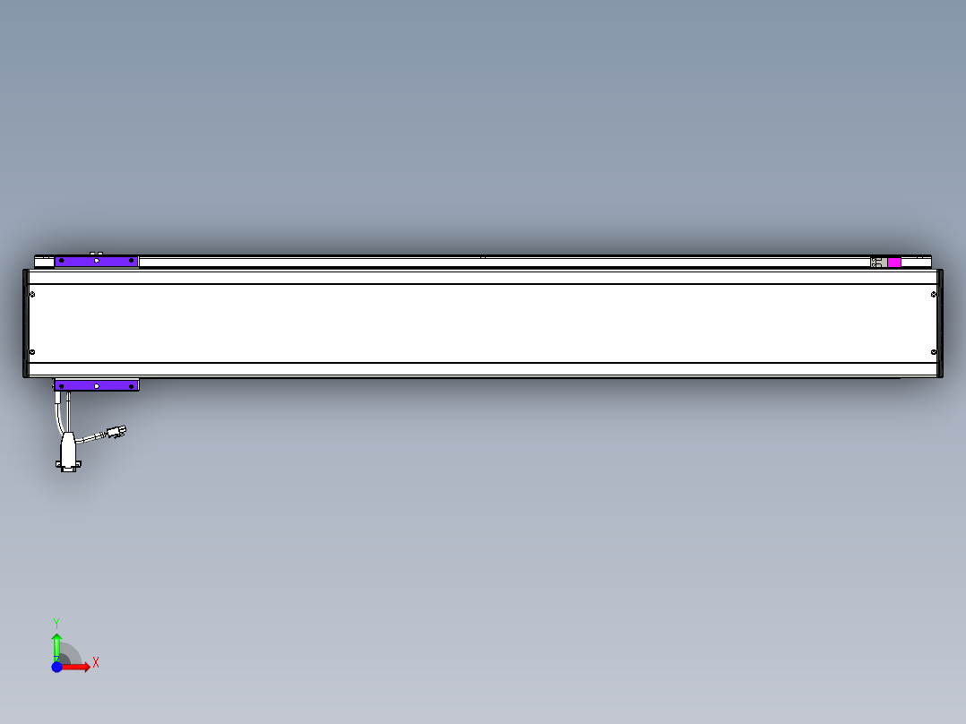 威洛博VL系列直线电机模组-VL14S1-S1000前视图