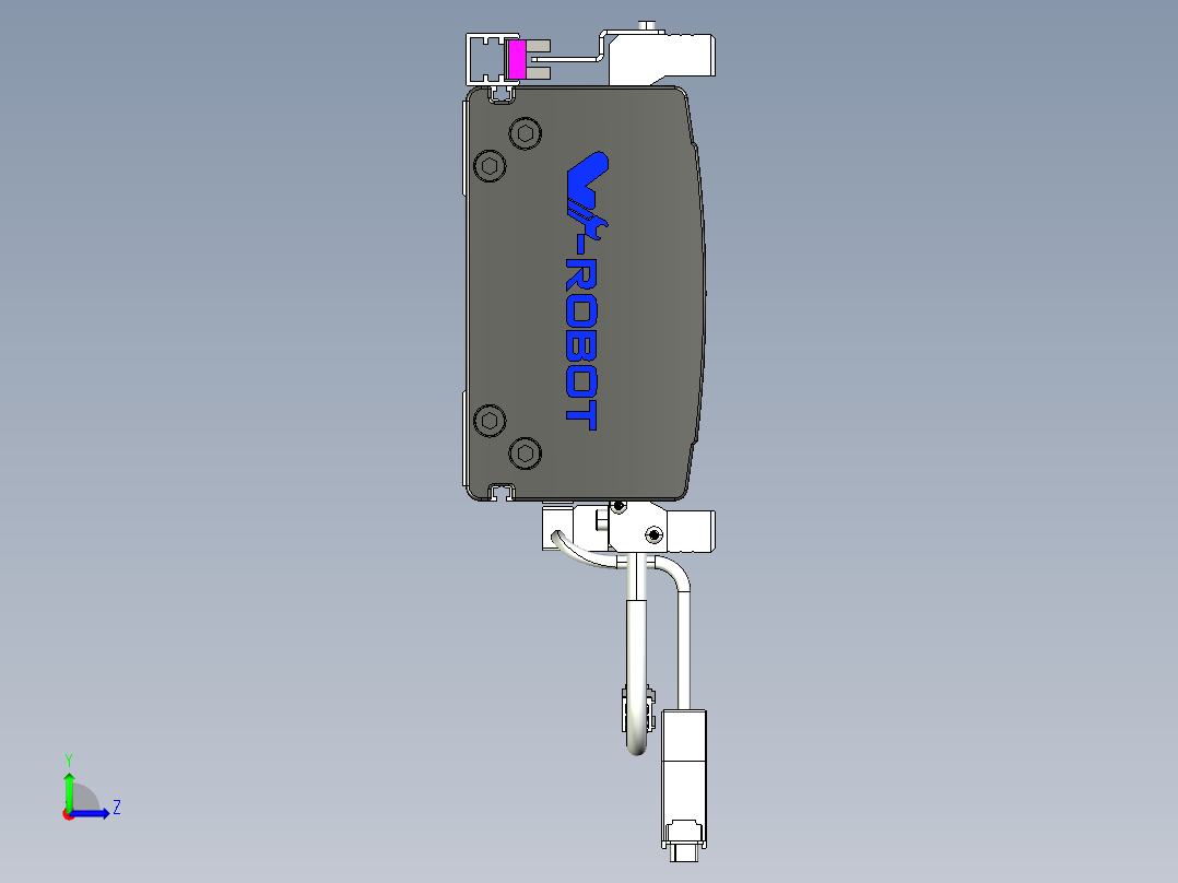 威洛博VL系列直线电机模组-VL14S1-S1000左视图
