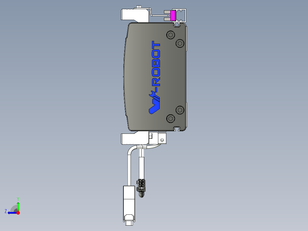 威洛博VL系列直线电机模组-VL14S1-S1000右视图