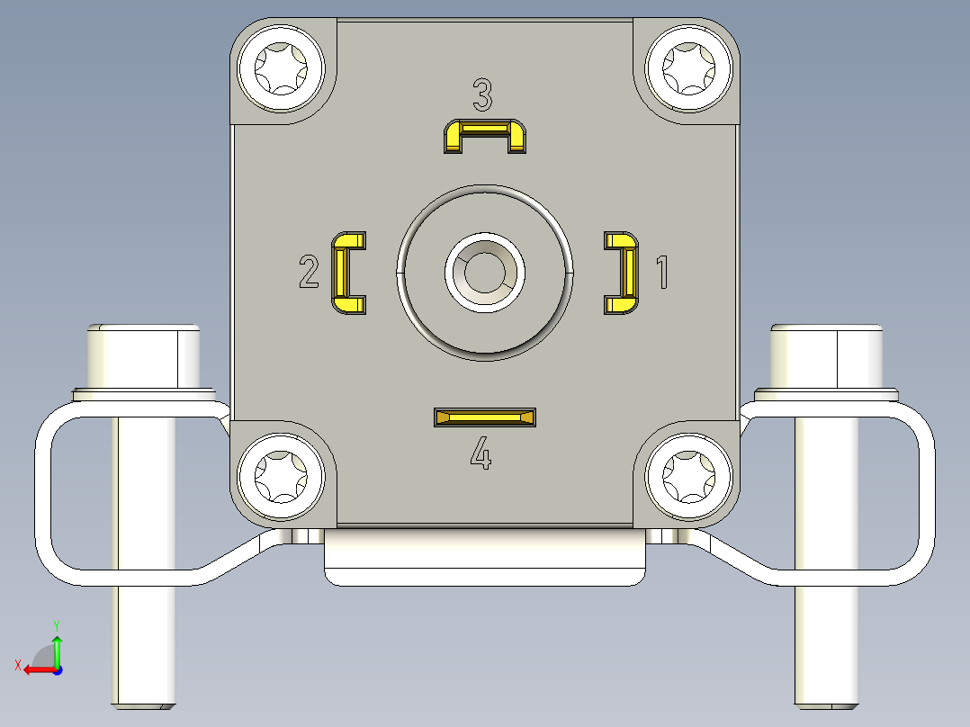 NOVOTECHNIK直线位移传感器LWH 系列后视图