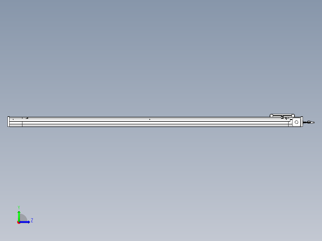威洛博LB.GB同步带传动--欧规系列LB6A-L130-S1700-BL左视图