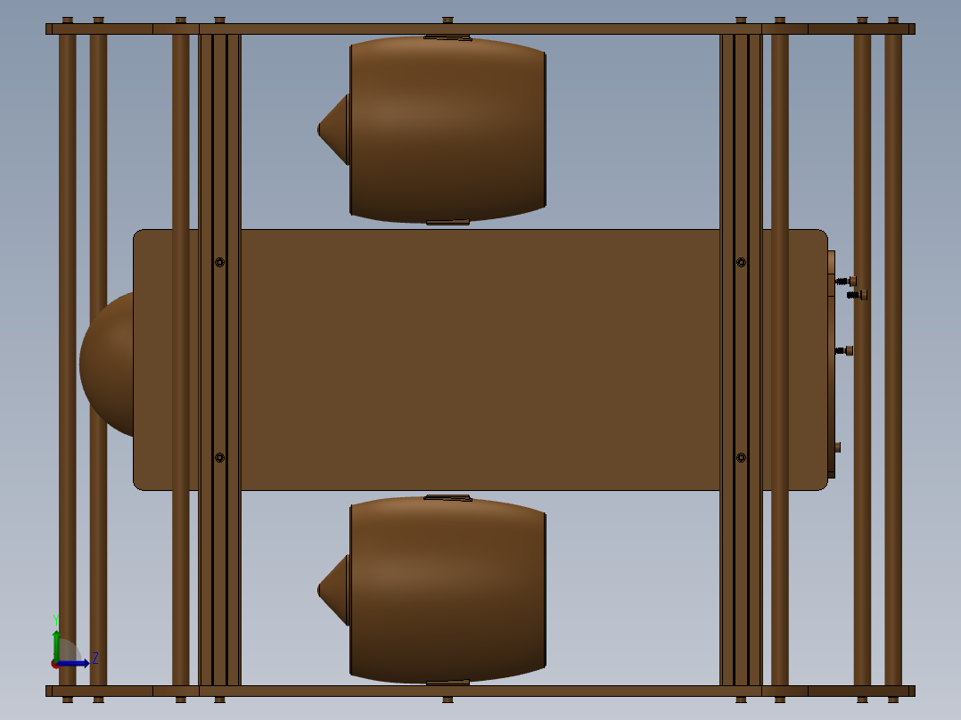 水下无人机（AUV）--sw左视图