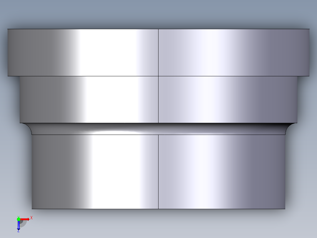 13QBIV 溶剂焊接联合端，公制系列俯视图