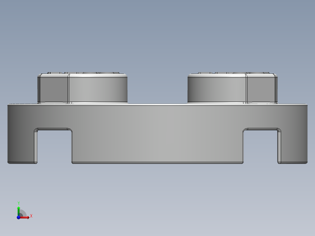 乐高零件 4032 板 2 x 2 圆形-403201 White Plate 2 x 2 Round前视图