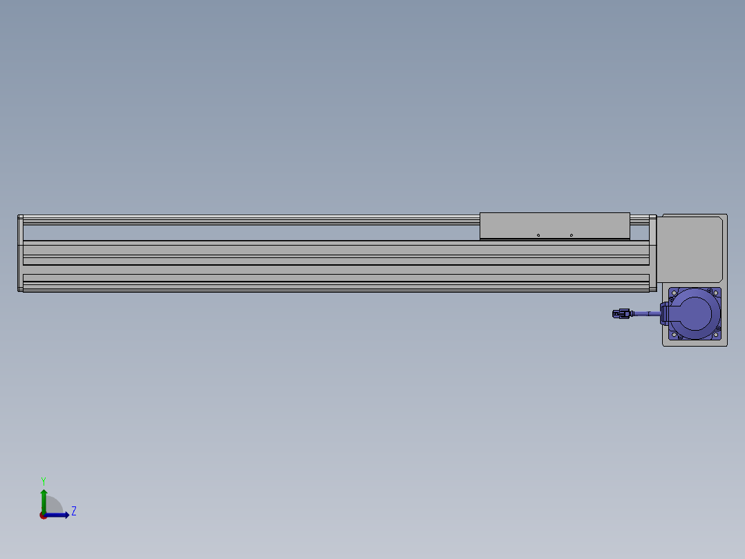 精密模组MT220-L150-600-RD-M75-C4左视图