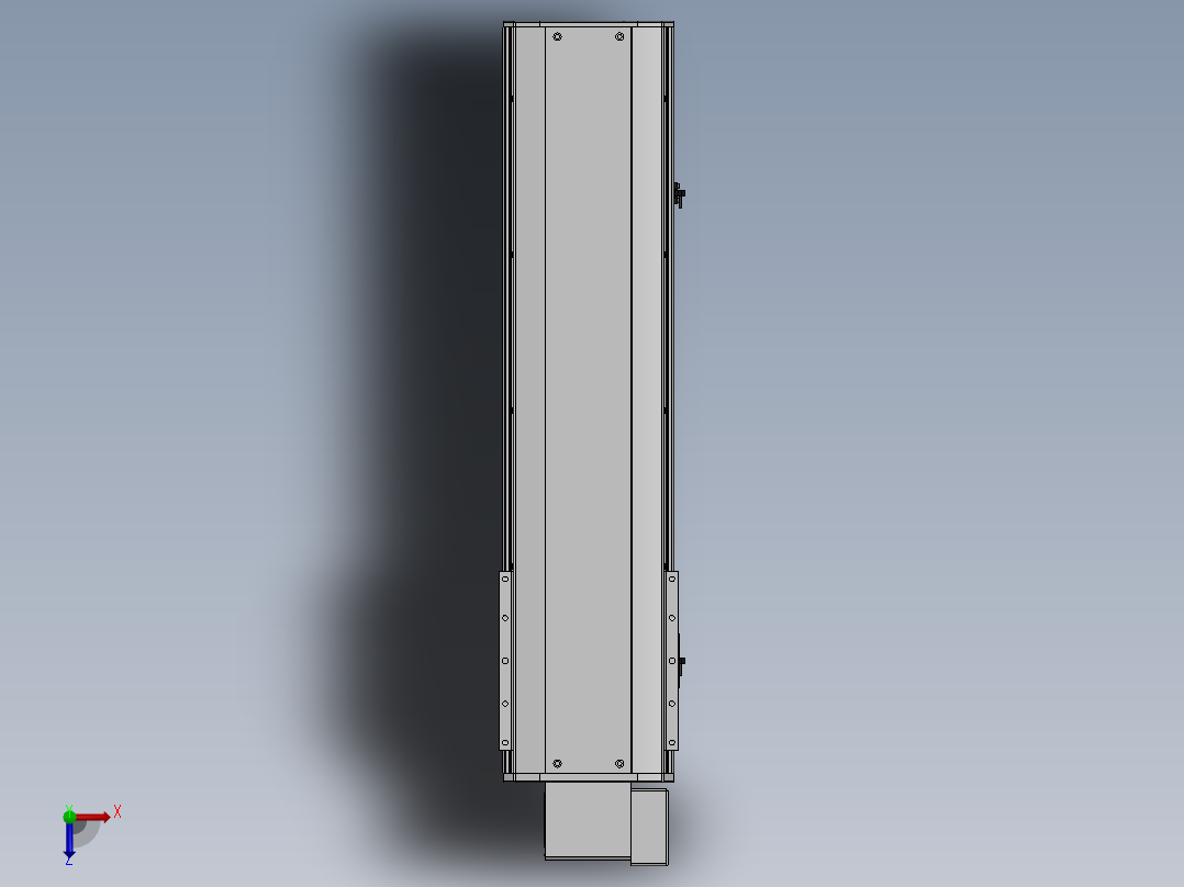 精密模组MT220-L150-600-RD-M75-C4俯视图