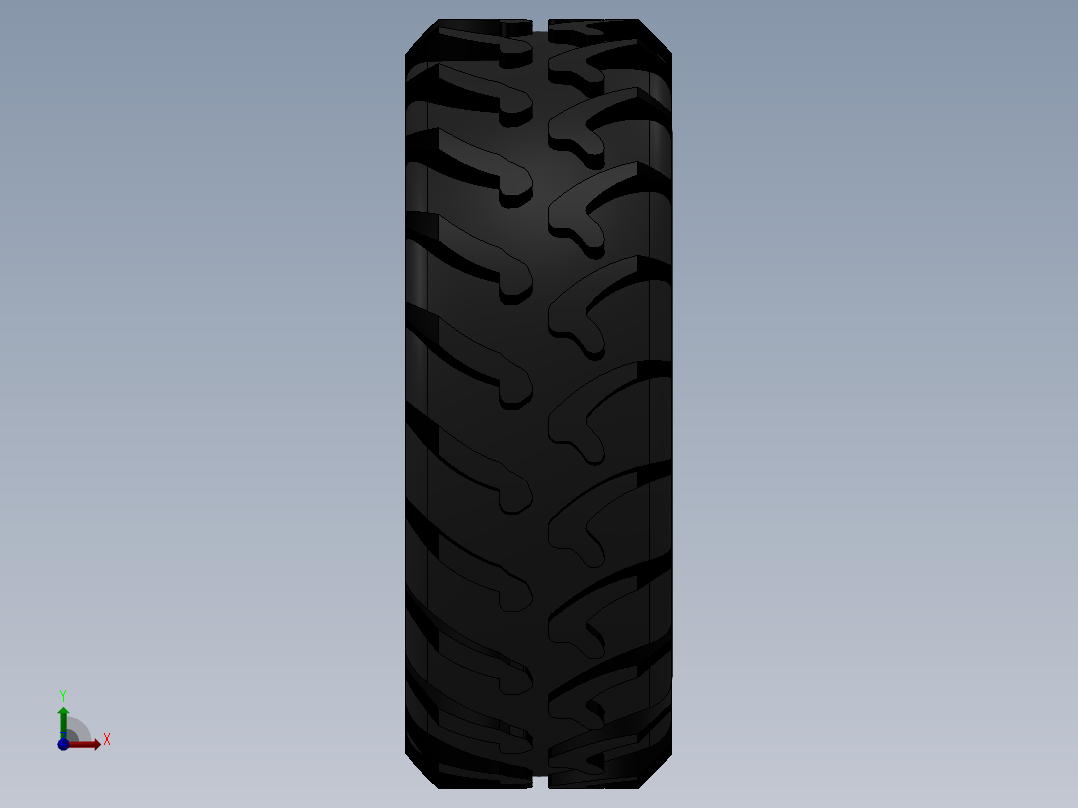 solidworks 轮辋前视图