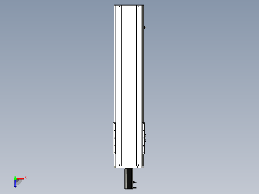 Toyo东佑达直线模组-ETH22-800-BC-400W+煞車俯视图