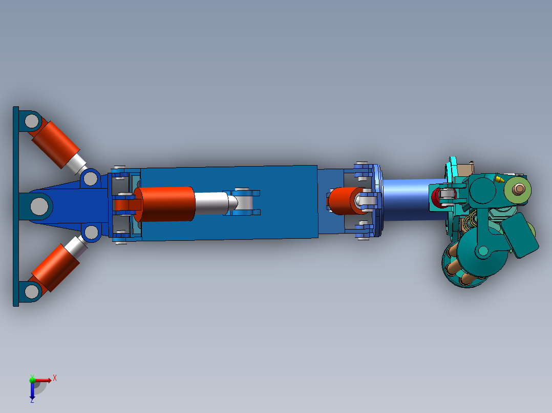 锚固系统(6)俯视图