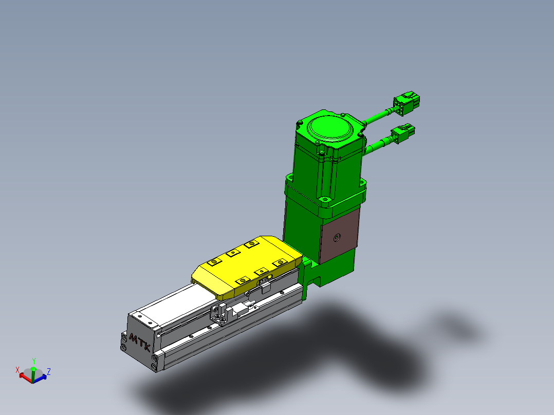 GTA内嵌同步带全封闭GTA5-BW-200W主视图