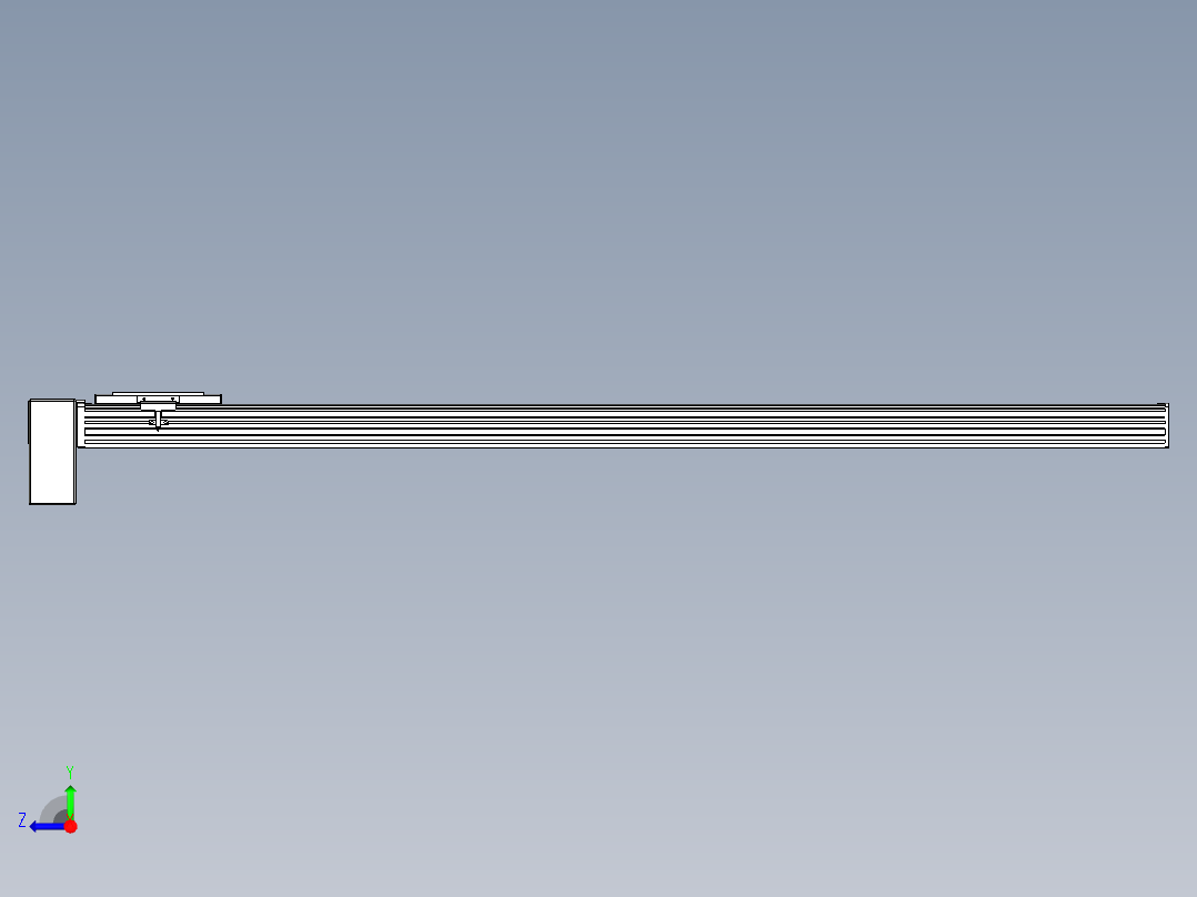 同步带全封闭直线模组TPA-HCB-14D-120-L1300-RP-C-P40-N3右视图