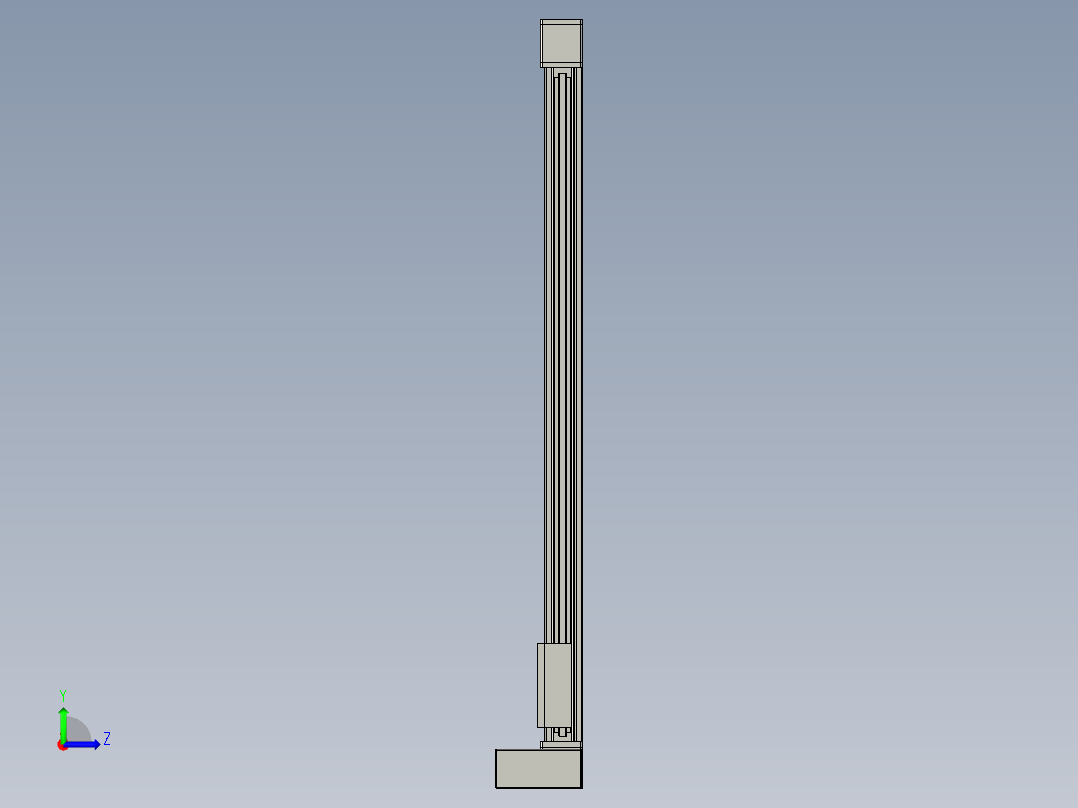 欧规系列-GB8-L96-S1200-BLU-P40-MS3左视图
