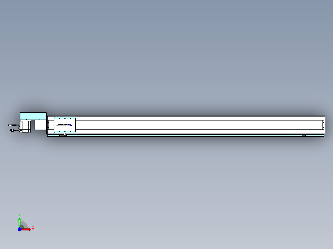 威洛博VBC同步带传动一无尘环境VBC14-L45-S1800-BR-ZP75-C3前视图