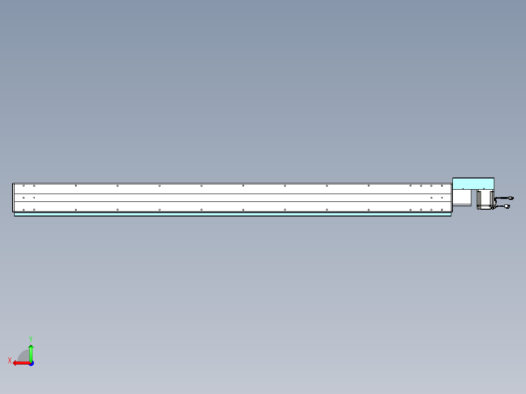 威洛博VBC同步带传动一无尘环境VBC14-L45-S1800-BR-ZP75-C3后视图