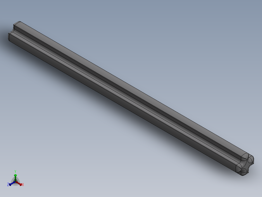 乐高机械组车桥-3707 MdStone Technic Axle 8正等轴测图