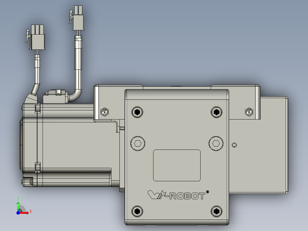 威洛博直线电机模组EB10-L224-S800-BR-ZP75-MS3-5K前视图
